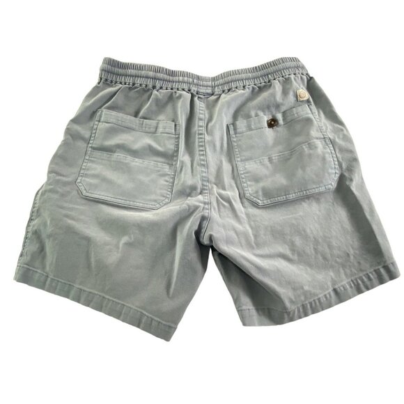 MARINE LAYER Women Elastic Waist Shorts Drawstring Sz M Gray Faded Beach 24-1 - Picture 2 of 10